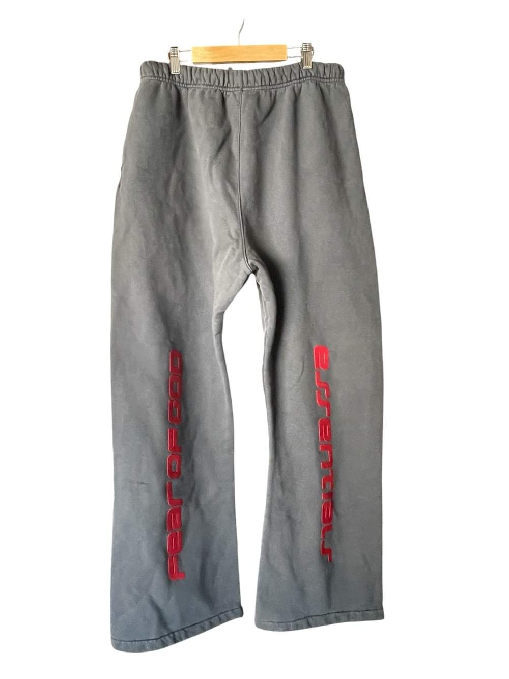 Fear Of God Essentials Iron Gray Fleece Flare Sweatpants